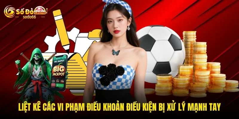 Liệt kê các vi phạm điều khoản điều kiện bị xử lý mạnh tay Liệt kê các vi phạm điều khoản điều kiện bị xử lý mạnh tay